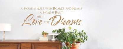 Large Home Wall Quote Decal