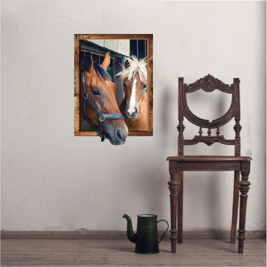 Horse Frame Wall Decal