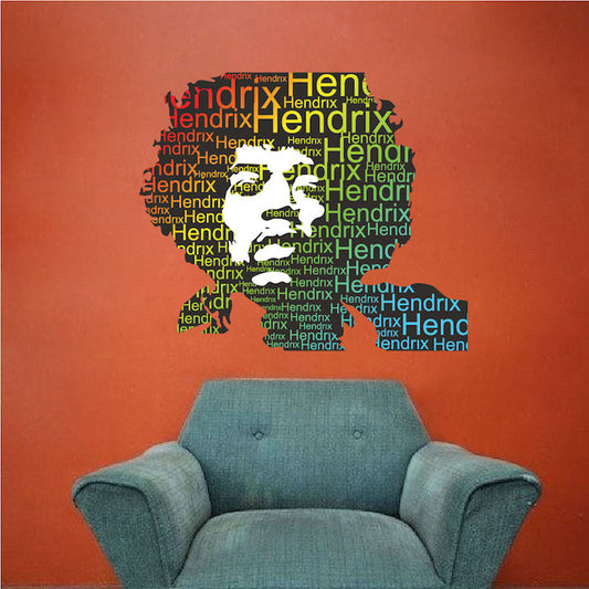 Rock Guitarist Wall Decal