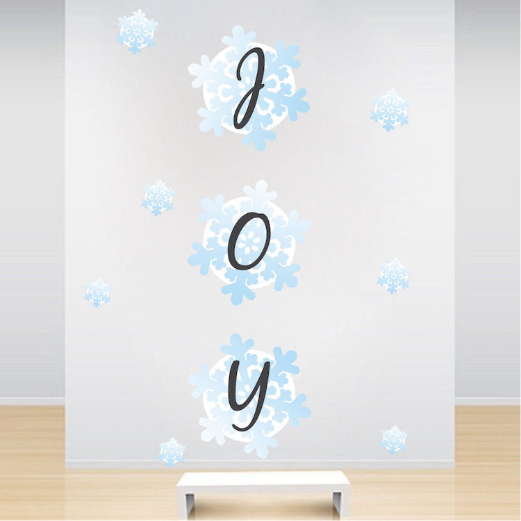 Joy Snowflake Decal Set