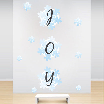 Joy Snowflake Decal Set
