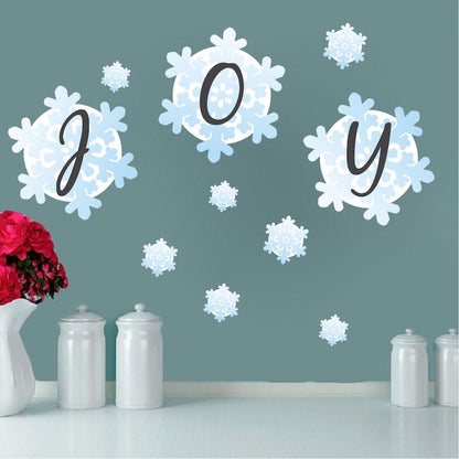 Joy Snowflake Decal Set