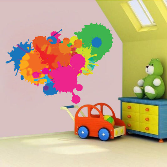 Color Splash Wall Decal