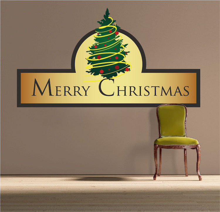 Merry Christmas Decal