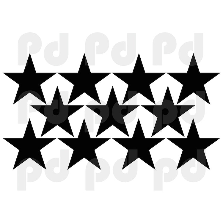Star Decal Set
