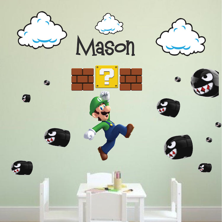 Personalized Game Room Decal