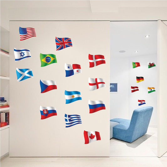 World Flag Decal Set