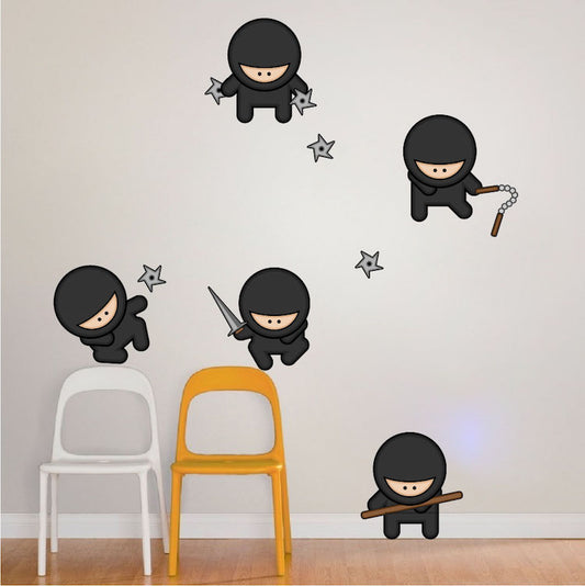 Cute Ninja Wall Decal