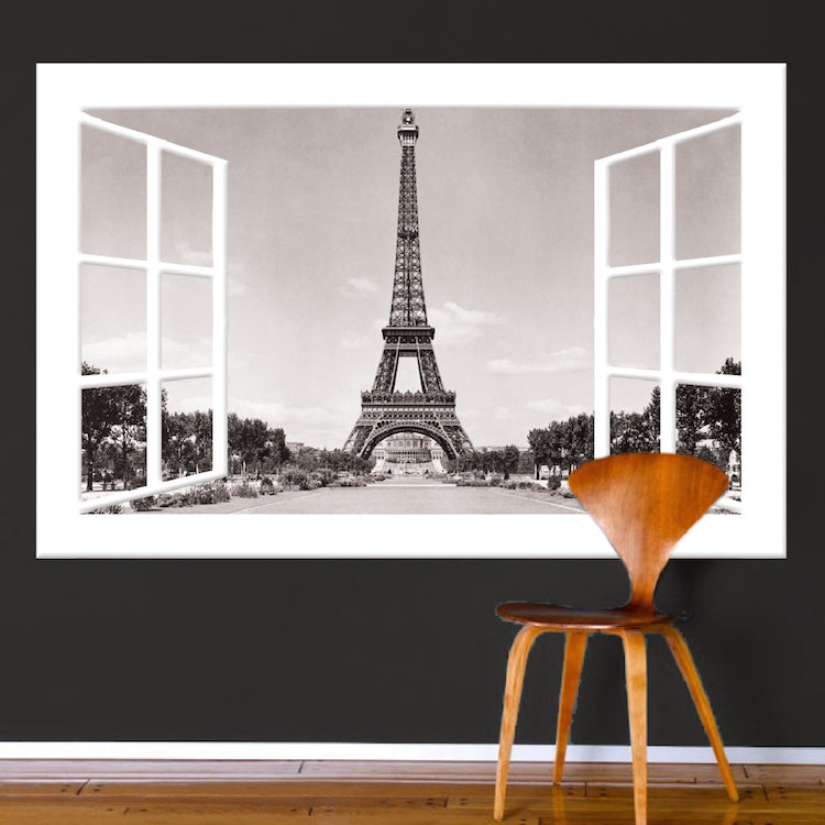 Paris Window Wall Decal