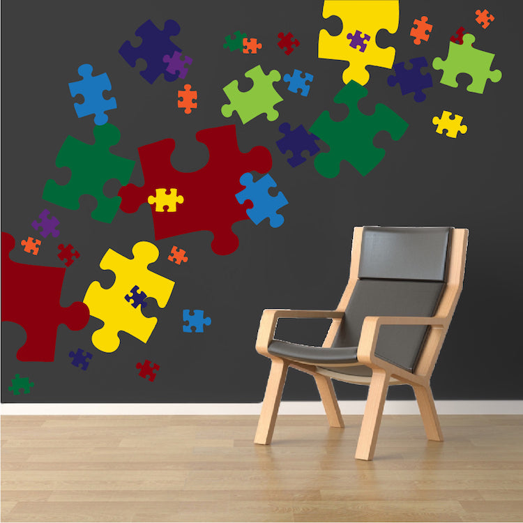 Puzzle Piece Decal Set