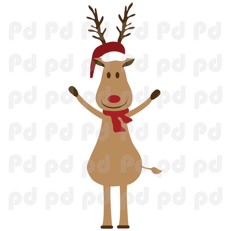 Christmas Reindeer Decal