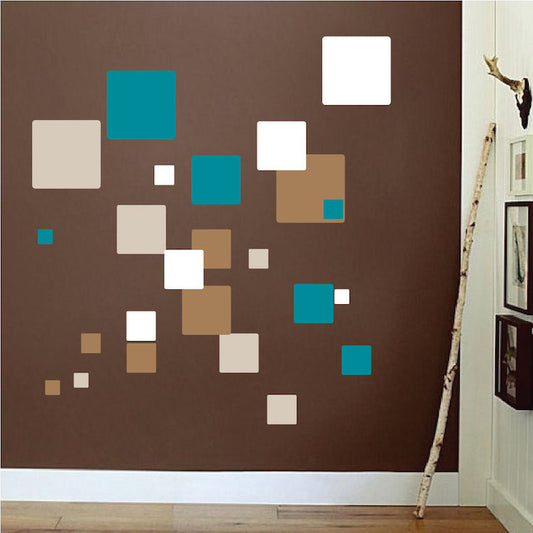 Geometric Square Decal Set