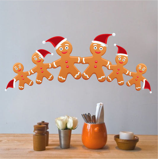 Gingerbread Christmas Stickers