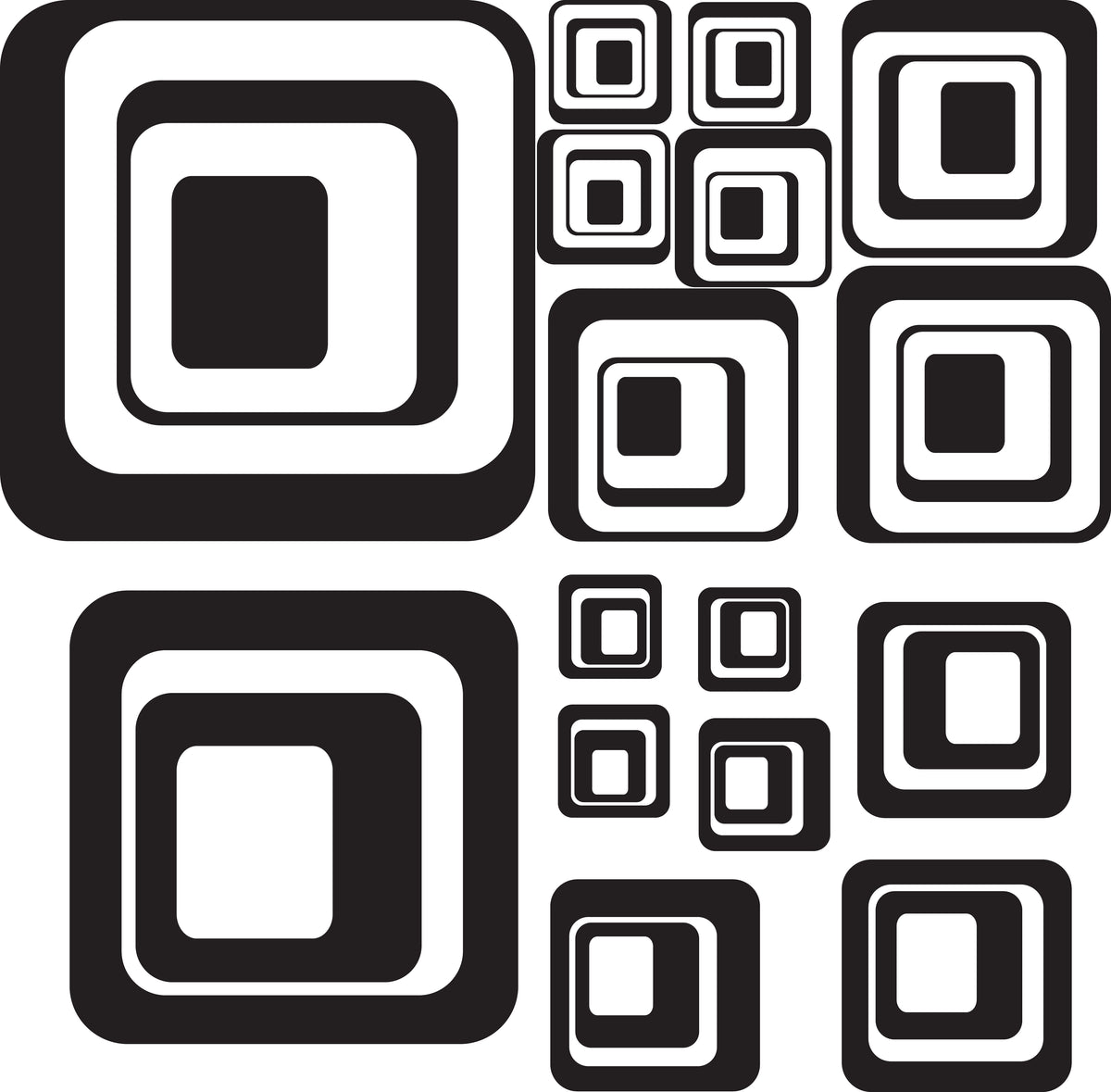 Square Decal Set