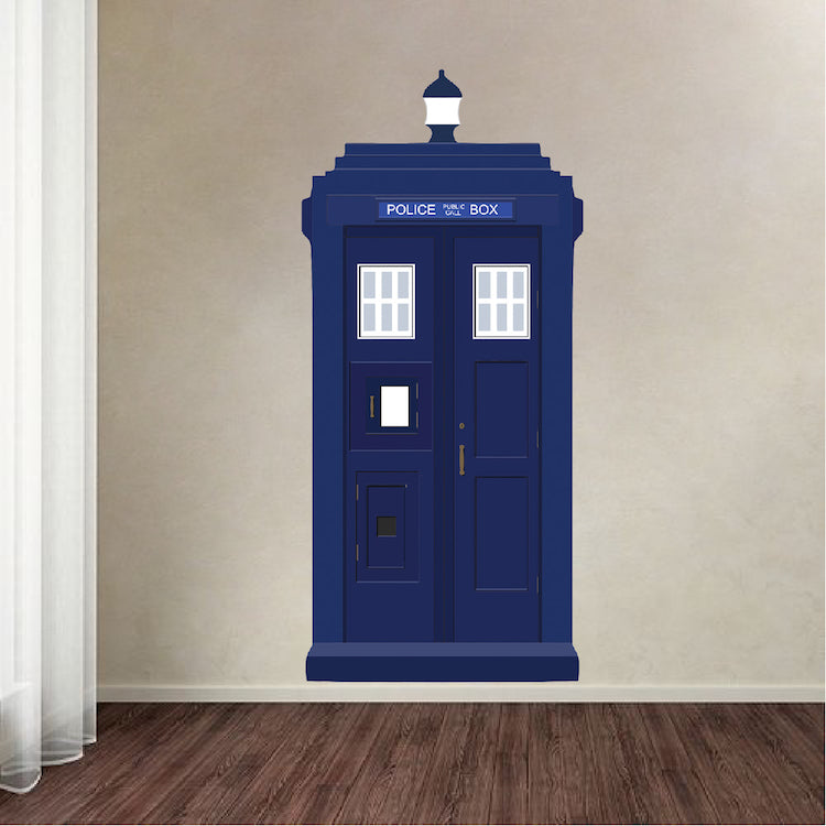British Phone Box Wall Decal