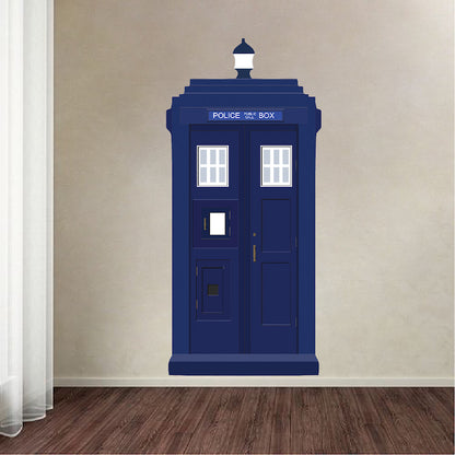 British Phone Box Wall Decal