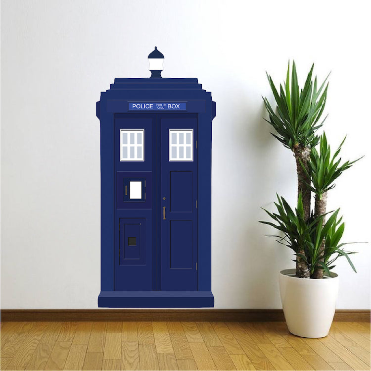 British Phone Box Wall Decal