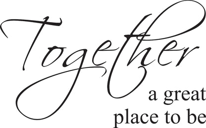 Inspirational Together Wall Decal