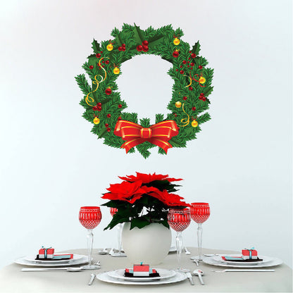 Christmas Wreath Decal