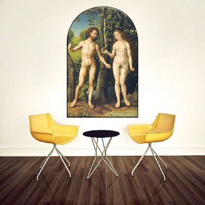 Adam and Eve Wall Decal