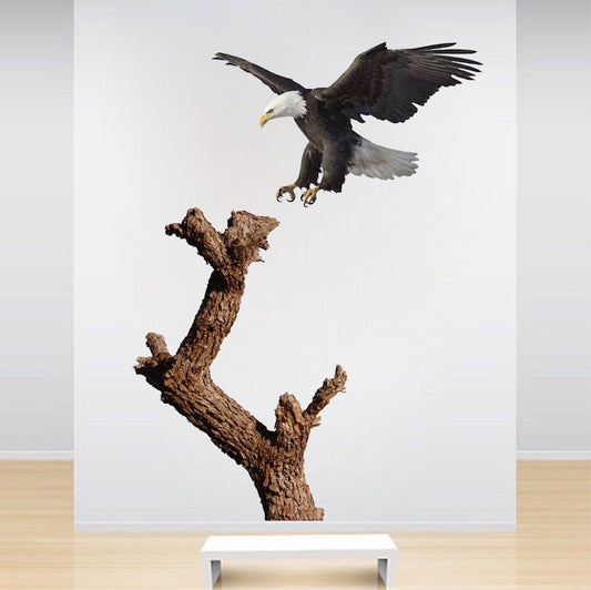 Bald Eagle & Tree Wall Decal