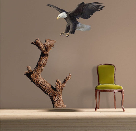 Bald Eagle & Tree Wall Decal