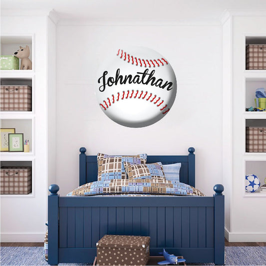 Custom Baseball Wall Decal