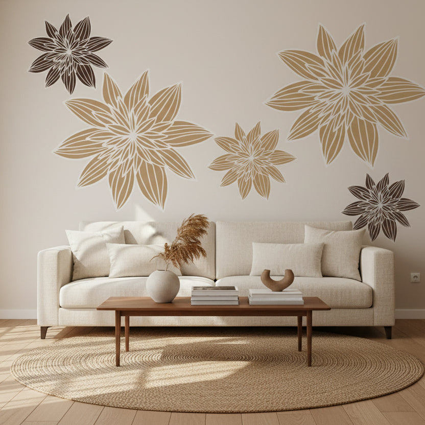 Fancy Flower Decal Set