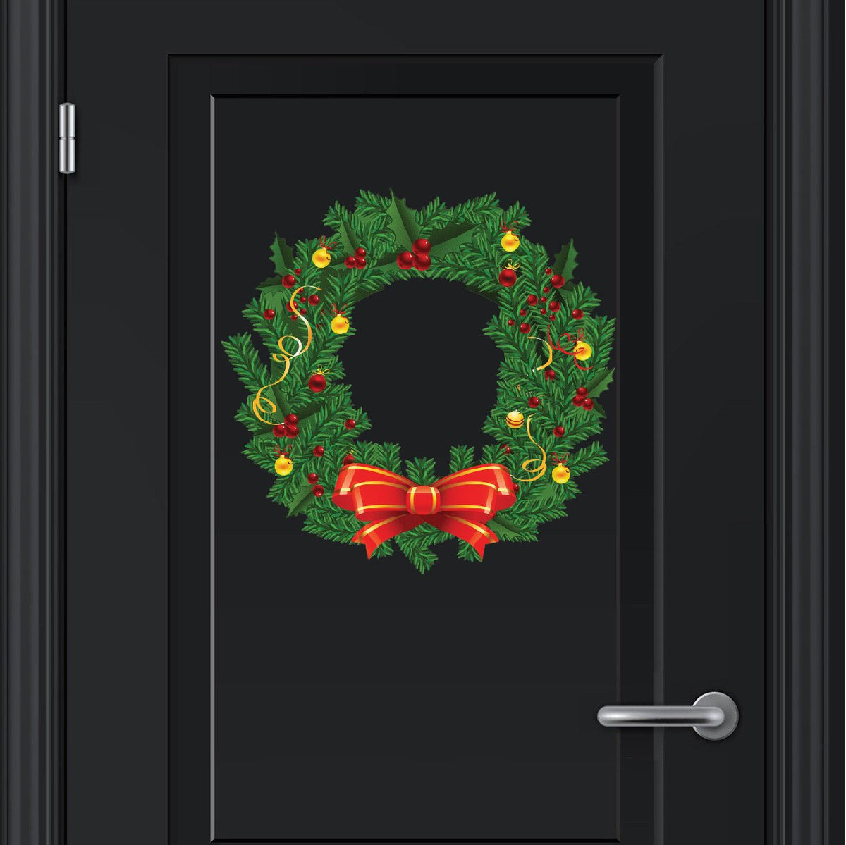 Christmas Wreath Decal