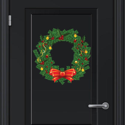 Christmas Wreath Decal