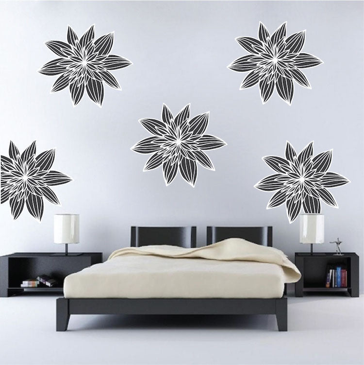 Fancy Flower Decal Set