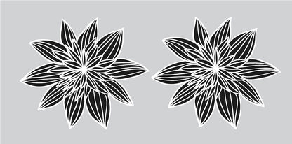Fancy Flower Decal Set