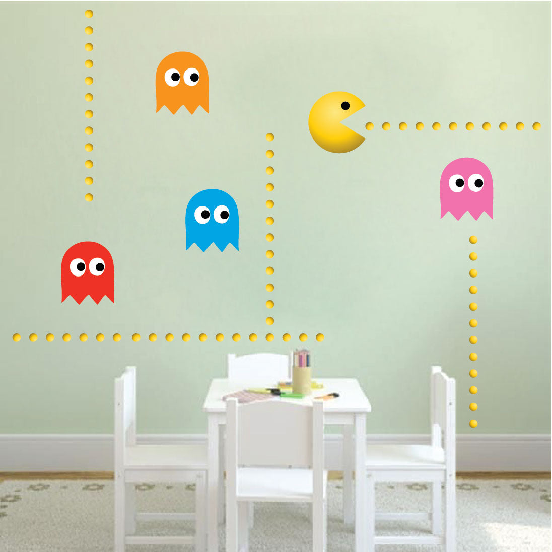 Retro Game Room Decal Set