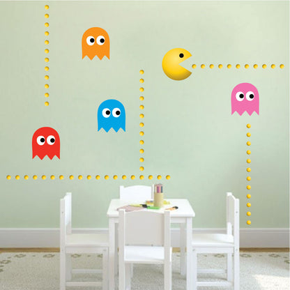 Retro Game Room Decal Set