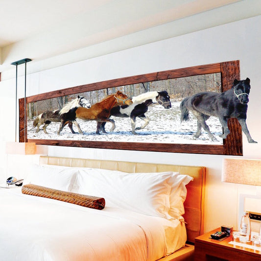Running Horses Wall Decal
