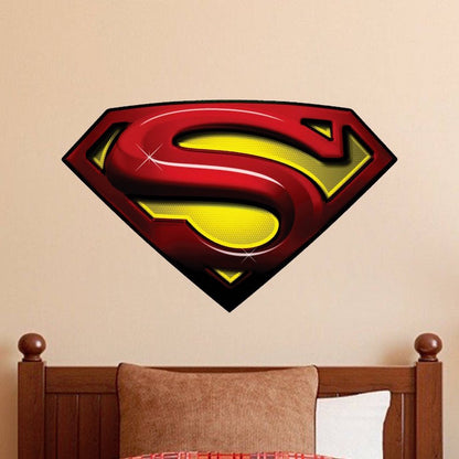 Kids Room Superhero Logo Wall Decal